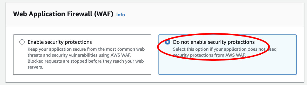 Web App Firewall